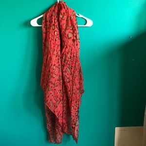 Cheetah Print Designer Scarf
